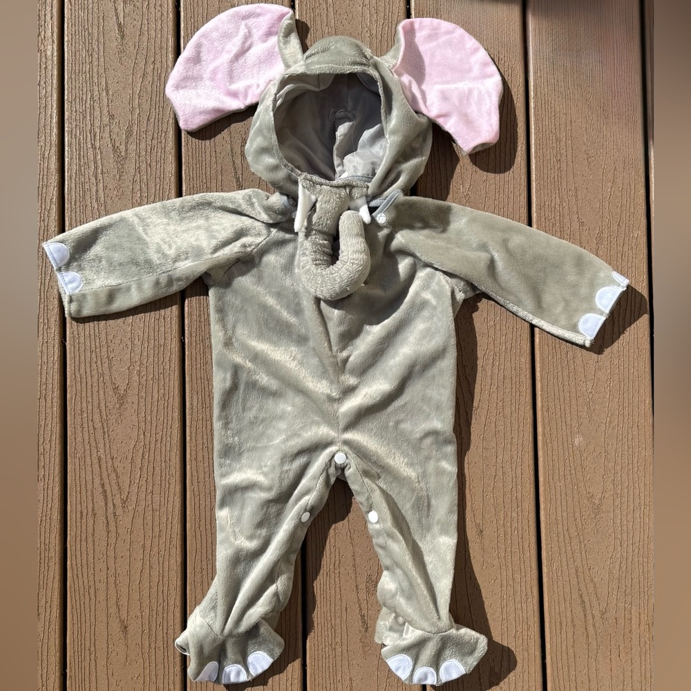 ELEPHANT 2 PIECE INFANTS UNISEX COSTUME SIZE 6-12 MONTHS